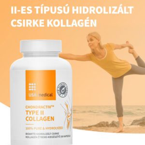 usa medical csirke kollagén (ii es típusú) chondractiv kapszula 90 db